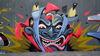Graffiti Wall in Deutschland - Photo by CUKE - cuke, cukeone, axer (2014)