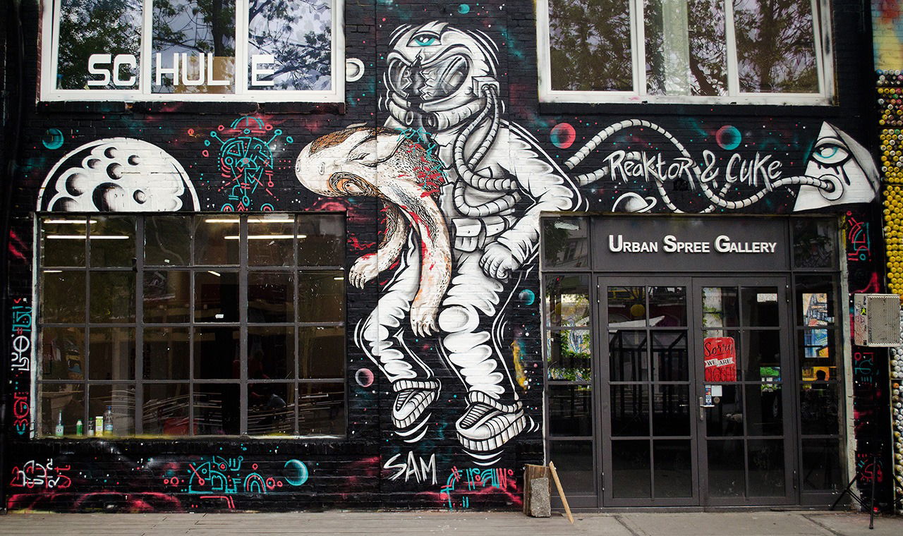 Graffiti Wall in Berlin - Photo by CUKE - JohnReaktor, Cuke, Cukeone (2015)