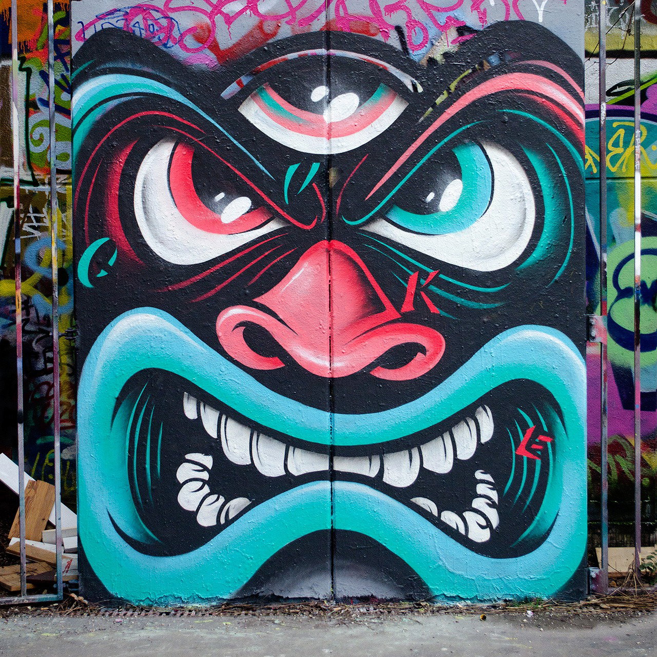Graffiti Wall in Deutschland - Photo by CUKE - cuke, hrlqn, samcrew (2015)