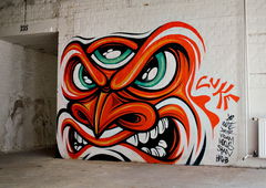 Graffiti Wall - Photo by CUKE - cuke, cukeone, hrlqn (2015)