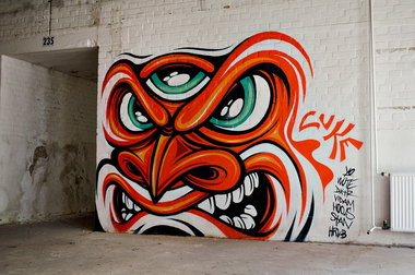 Graffiti Wall - Photo by CUKE - cuke, cukeone, hrlqn (2015)