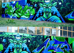 Graffiti Wall - Photo by CUKE - cuke, cukeone, samcrew (2015)