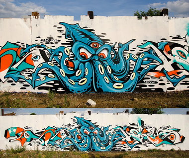 Graffiti Wall - Photo by CUKE - cuke, cukeone, samcrew (2014)