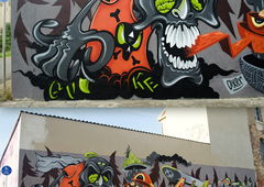 Graffiti Wall in Deutschland - Photo by CUKE - cuke, cukeone, samcrew (2014)