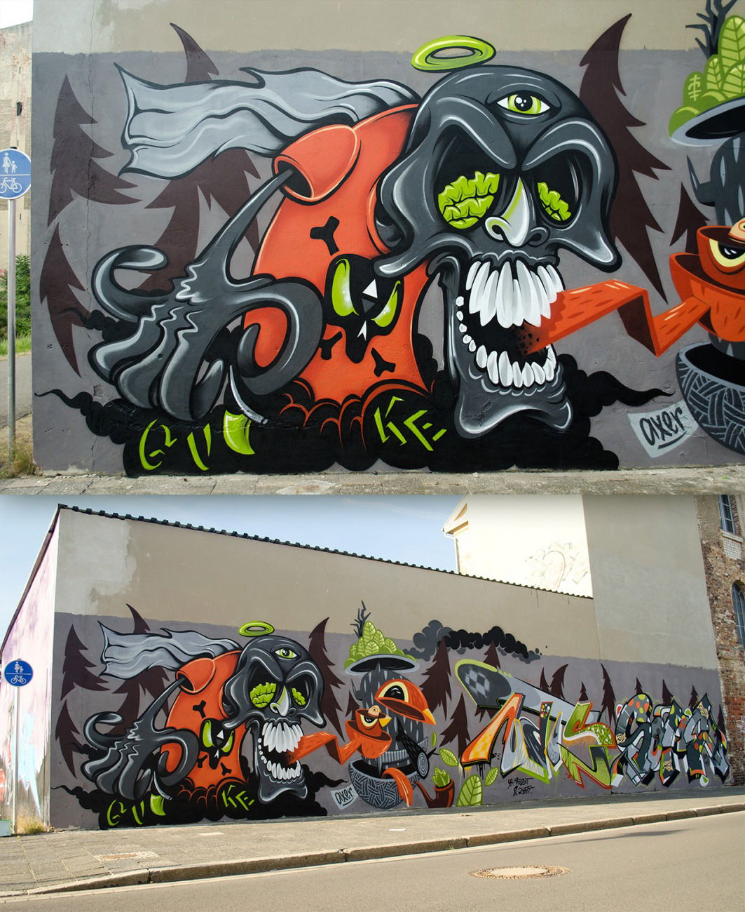 Graffiti Wall in Deutschland - Photo by CUKE - cuke, cukeone, samcrew (2014)