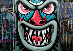 Graffiti Wall in Deutschland - Photo by CUKE - CUKE, SAMCREW, Mandrill (2015)