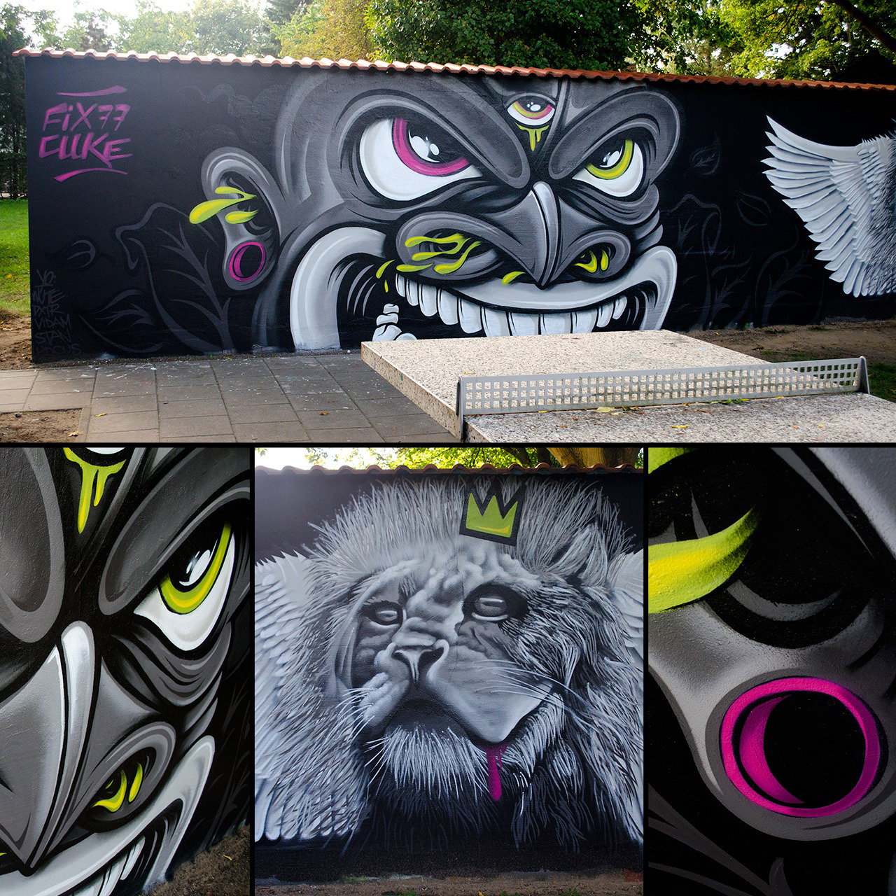 Graffiti Wall - Photo by CUKE - cuke, cukeone, samcrew (2015)