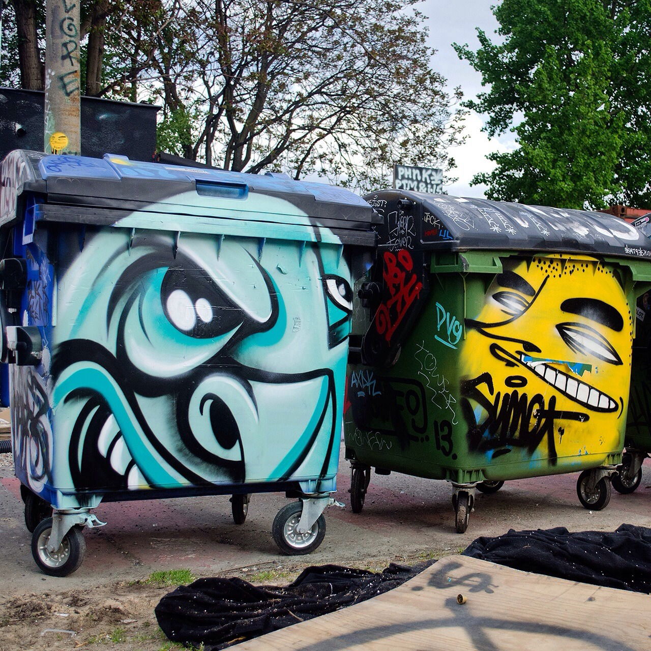 Graffiti Street Art in Deutschland - Photo by CUKE - cuke, cukeone, samcrew (2015)