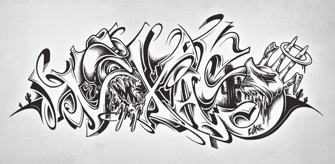 Graffiti Sketch - Photo by CUKE - cuke, cukeone, samcrew (2015)