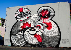 Graffiti Wall in Deutschland - Photo by CUKE - Mischka, cuke, cukeone (2014)