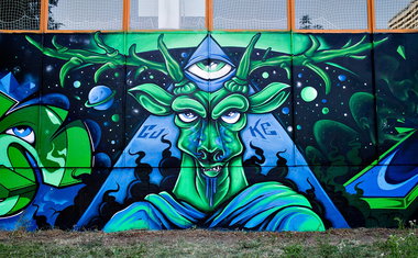 Graffiti Wall - Photo by CUKE - cuke, cukeone, samcrew (2015)