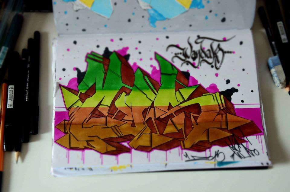 Graffiti Sketch - Photo by CUSE1