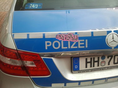 Graffiti Artwork - Photo by CYBER1312 - police, acab, 1312