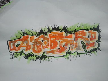 Graffiti Wall - Photo by CYBER1312