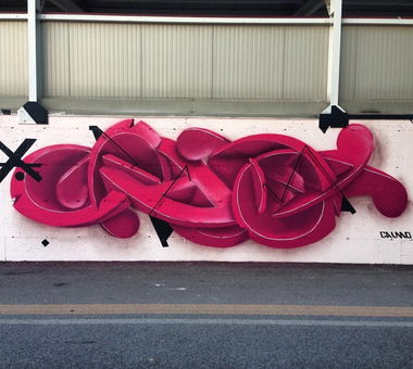 Graffiti Wall in Monfalcone  - Photo by Calmo