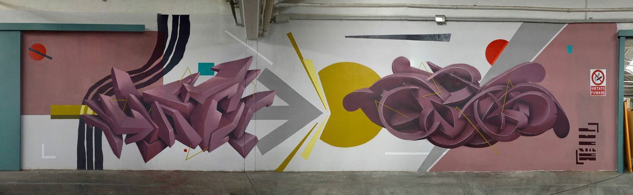 Graffiti Wall in Cormons  - Photo by Calmo