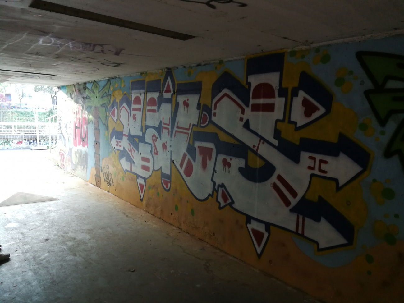 Graffiti Wall - Photo by Cals1 - Cals, Palmen, aus (2018)