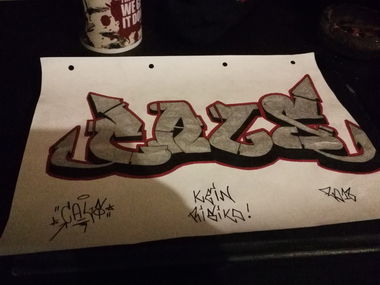 Graffiti Sketch - Photo by Cals1 - Cals (2018)