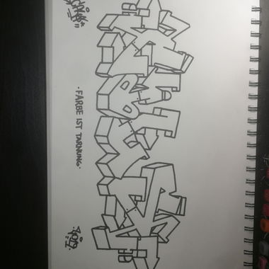 Graffiti Sketch - Photo by Cals1