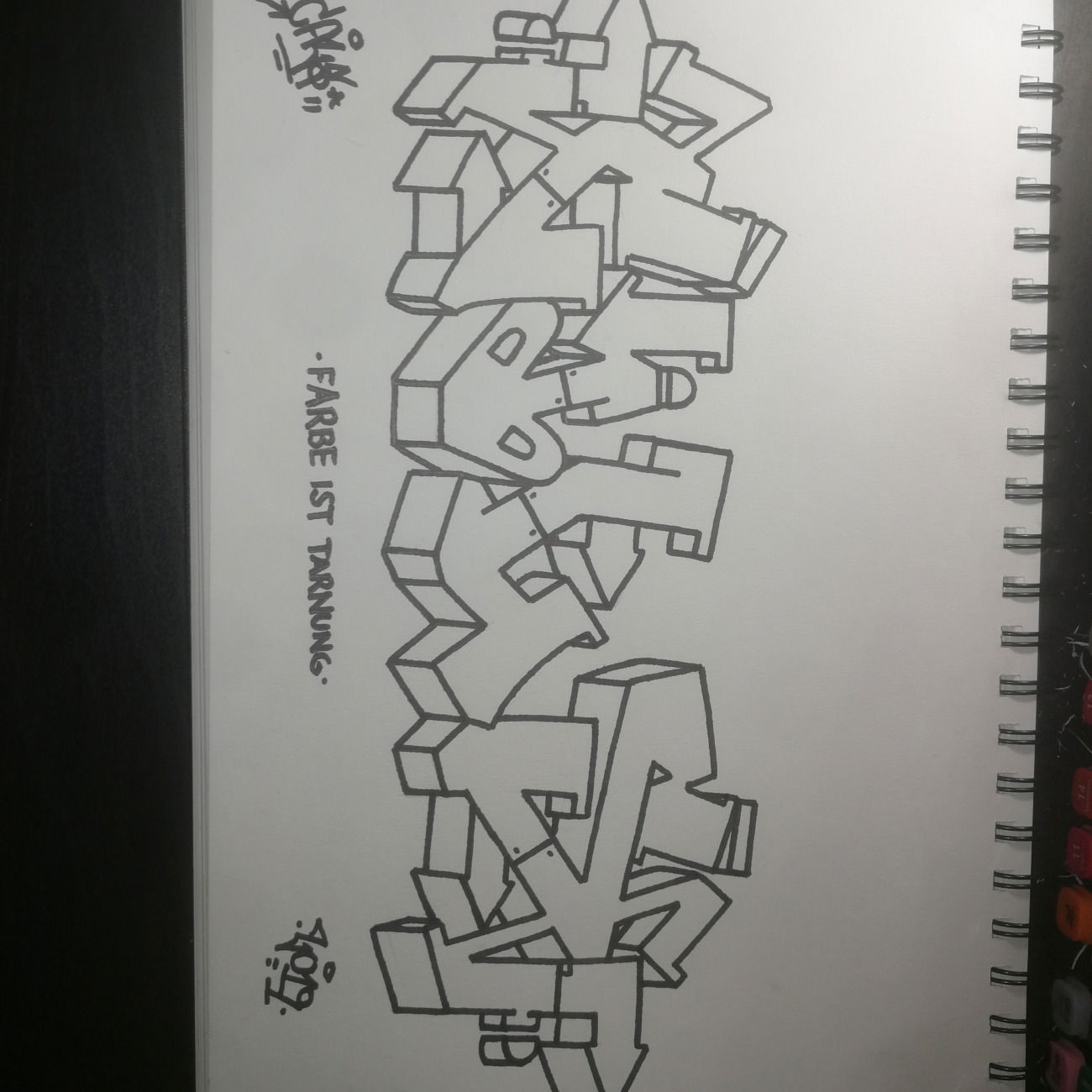 Graffiti Sketch - Photo by Cals1