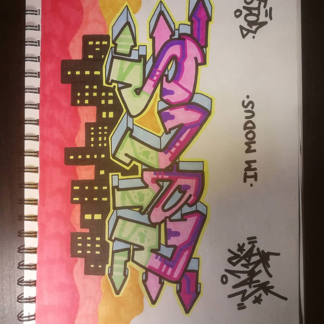 Graffiti Sketch - Photo by Cals1