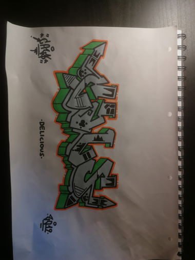 Graffiti Sketch - Photo by Cals1