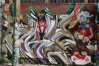 Graffiti Wall in San Francisco - Photo by Caly - Truc