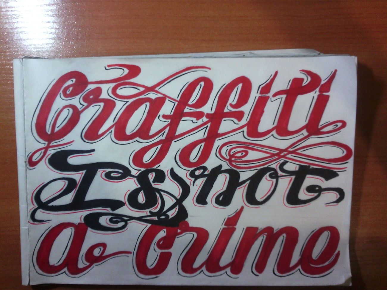 Graffiti Sketch - Photo by CameOne (2014)