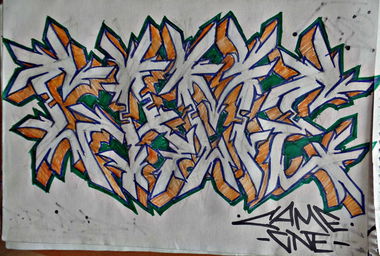 Graffiti Sketch - Photo by CameOne
