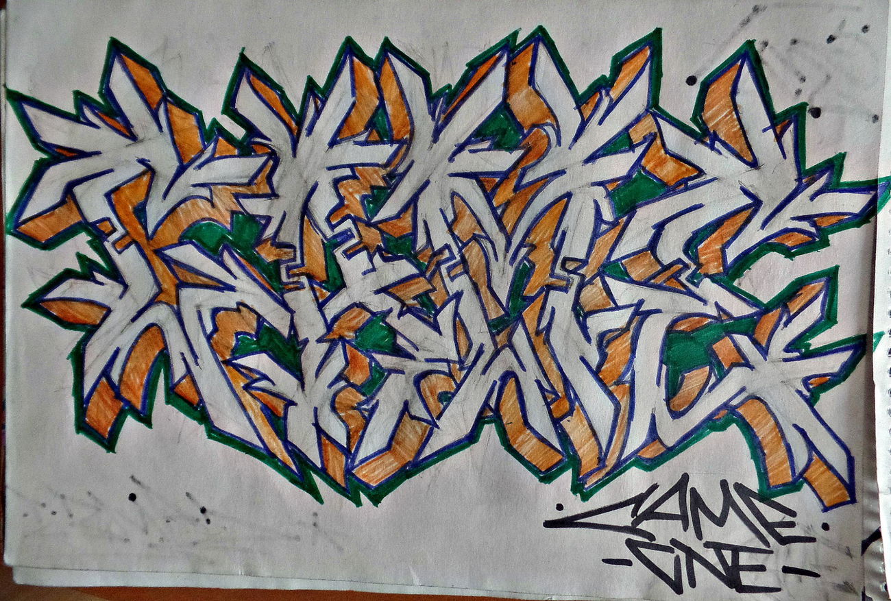 Graffiti Sketch - Photo by CameOne