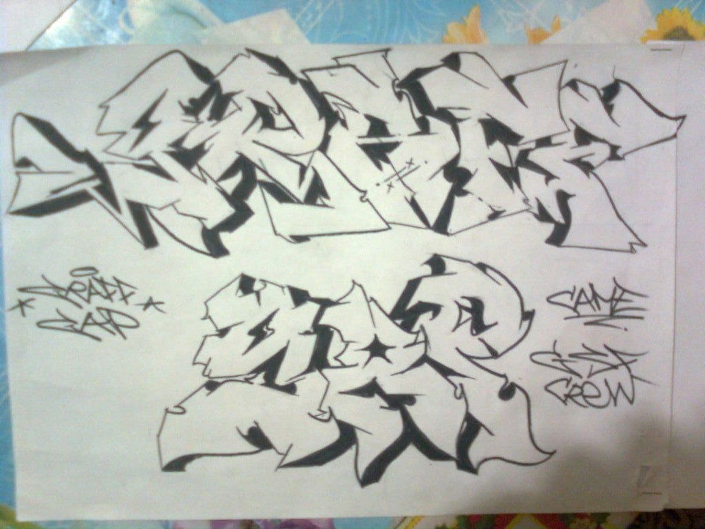 Graffiti Sketch - Photo by CameOne (2012)