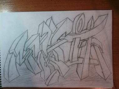 Graffiti Sketch - Photo by CameOne (2015)