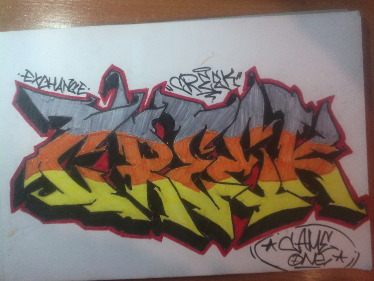 Graffiti Sketch - Photo by CameOne (2015)