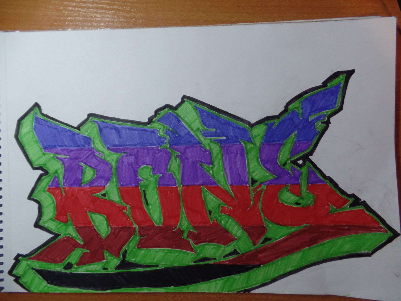 Graffiti Sketch - Photo by CameOne (2015)