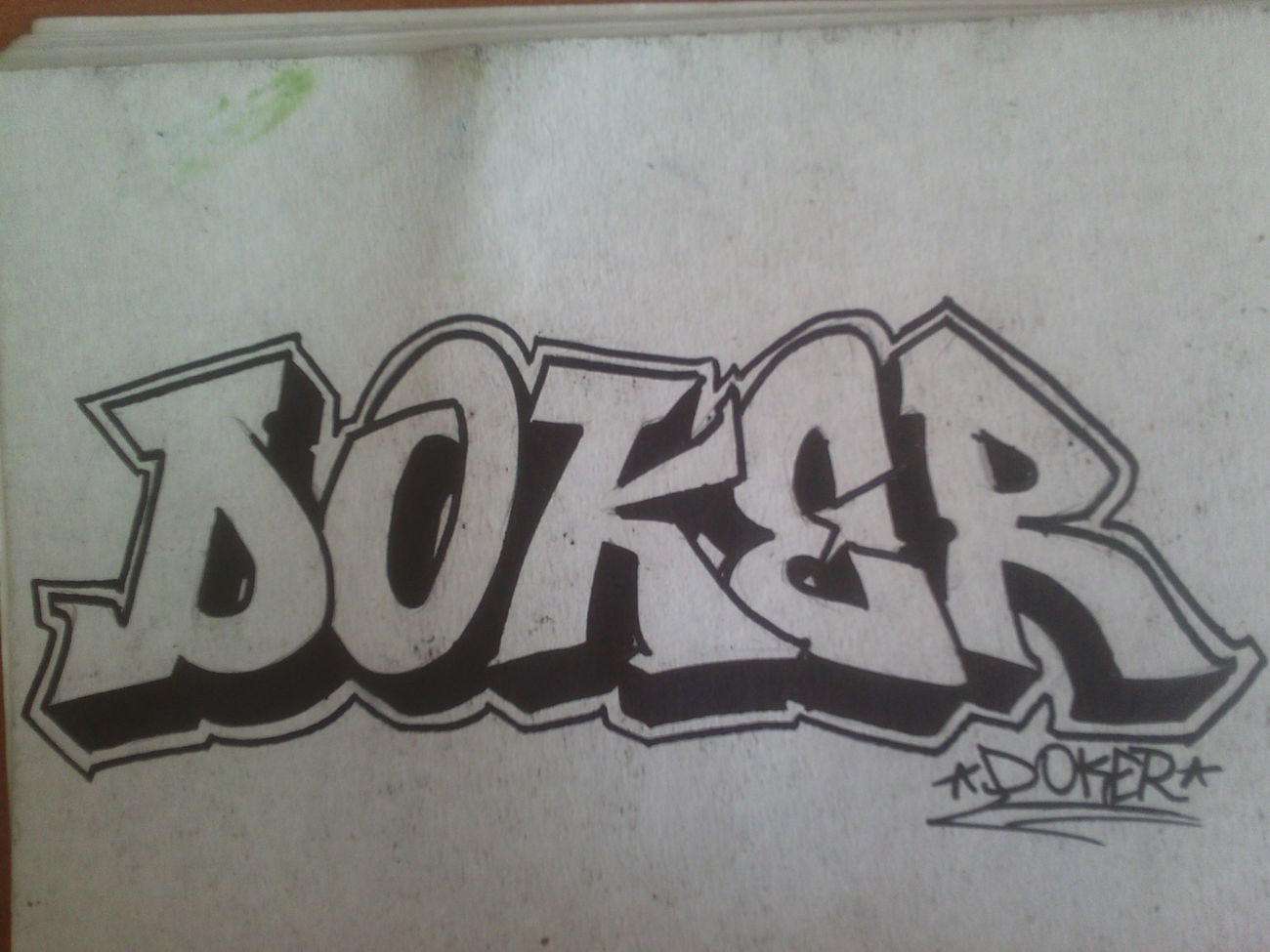 Graffiti Sketch - Photo by CameOne (2015)