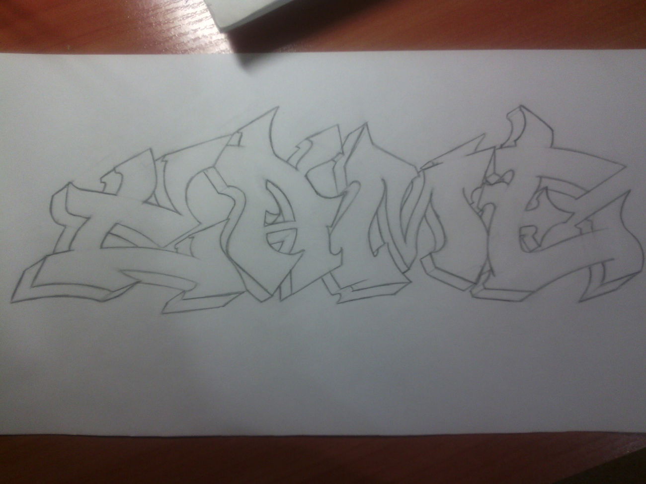 Graffiti Sketch - Photo by CameOne (2014)