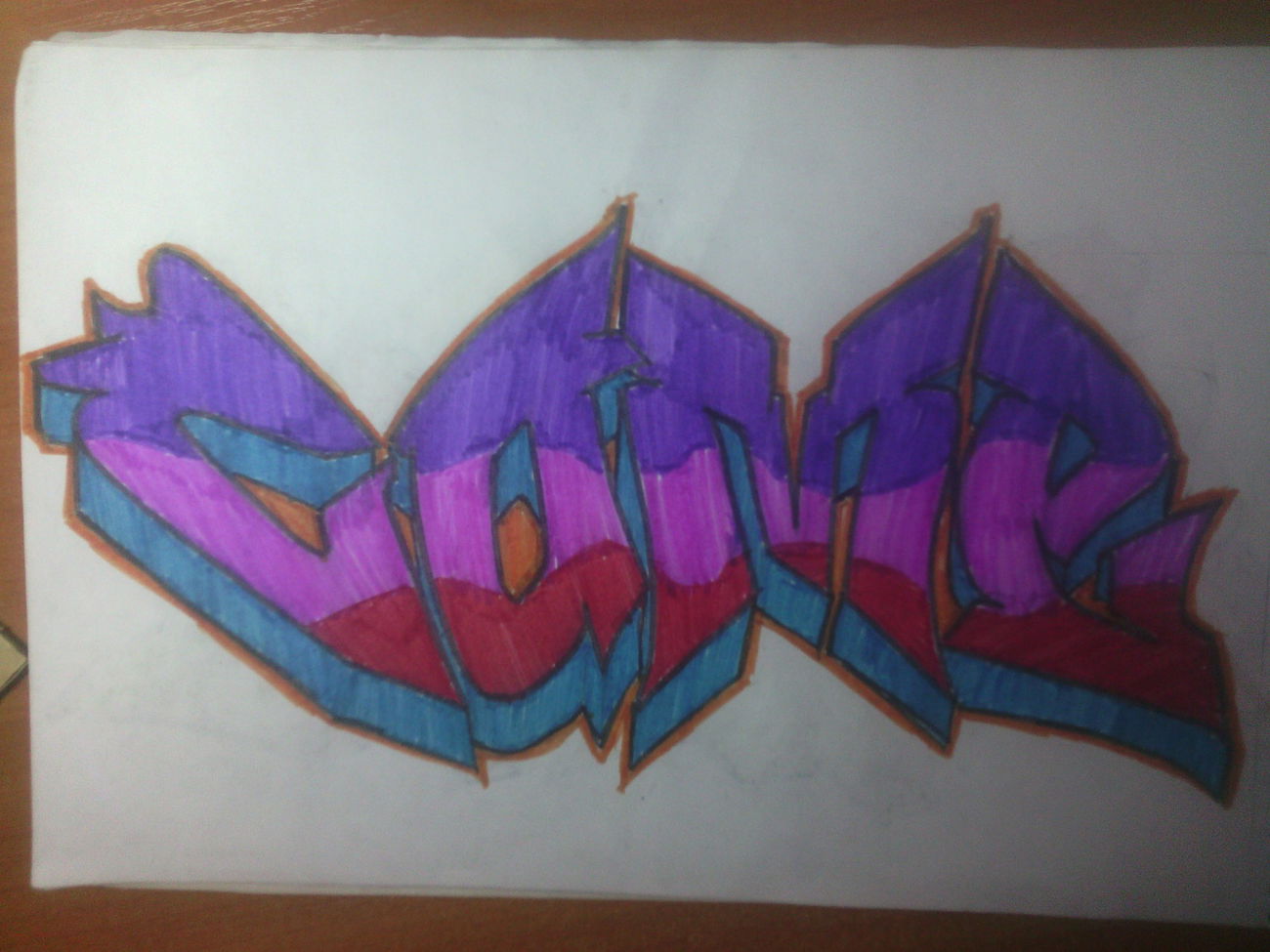 Graffiti Sketch - Photo by CameOne (2015)