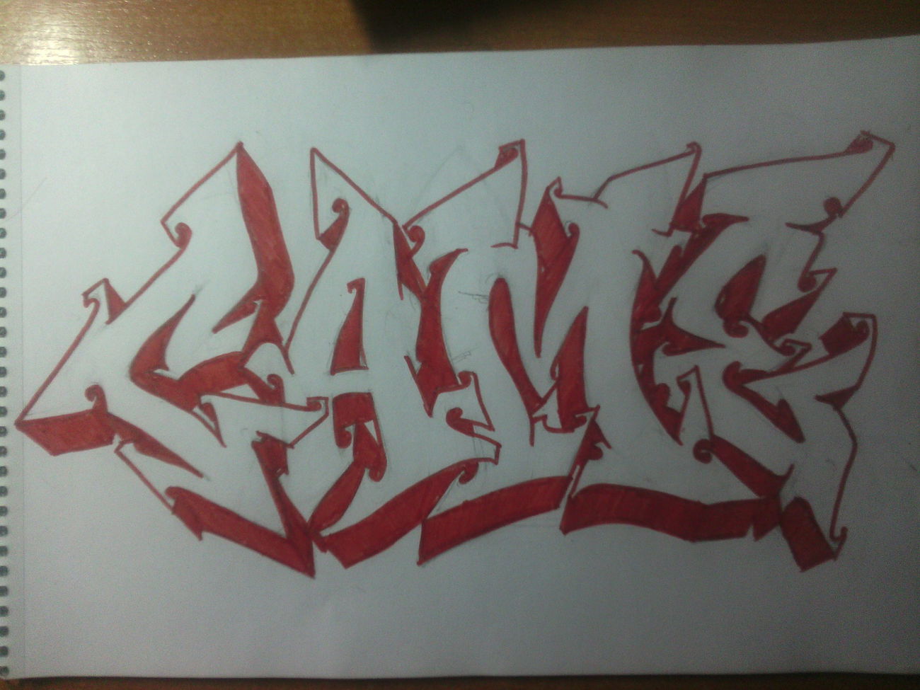 Graffiti Sketch - Photo by CameOne (2015)