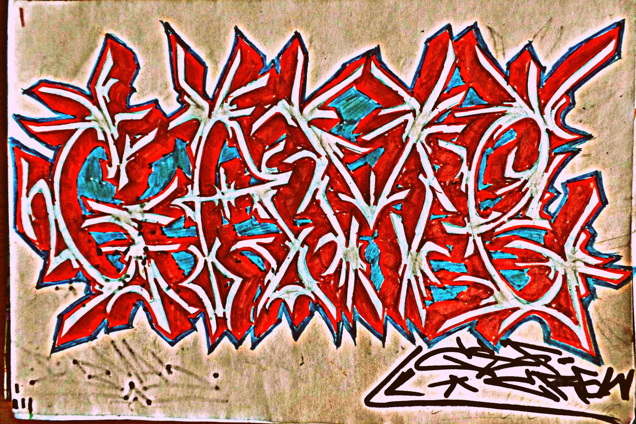 Graffiti Sketch - Photo by CameOne