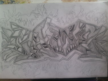 Graffiti Sketch - Photo by CameOne (2014)