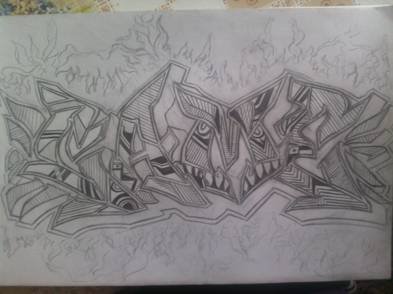 Graffiti Sketch - Photo by CameOne (2014)