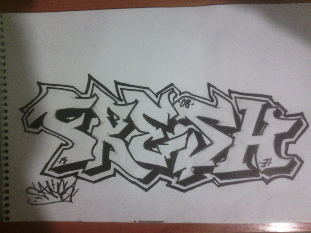 Graffiti Sketch - Photo by CameOne (2015)