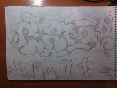 Graffiti Sketch - Photo by CameOne (2014)