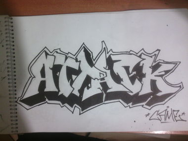 Graffiti Sketch - Photo by CameOne (2015)