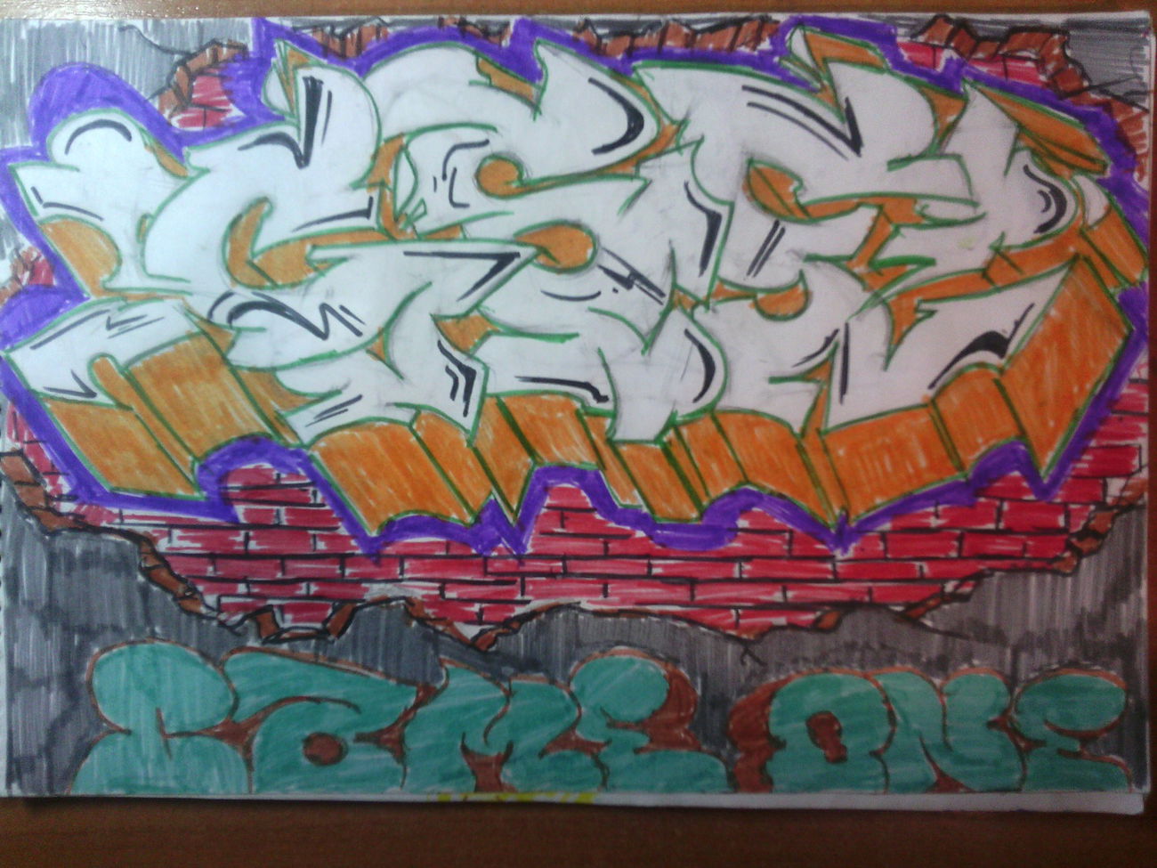 Graffiti Sketch - Photo by CameOne (2015)