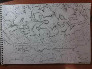 Graffiti Sketch - Photo by CameOne (2014)