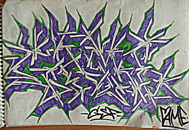 Graffiti Sketch - Photo by CameOne