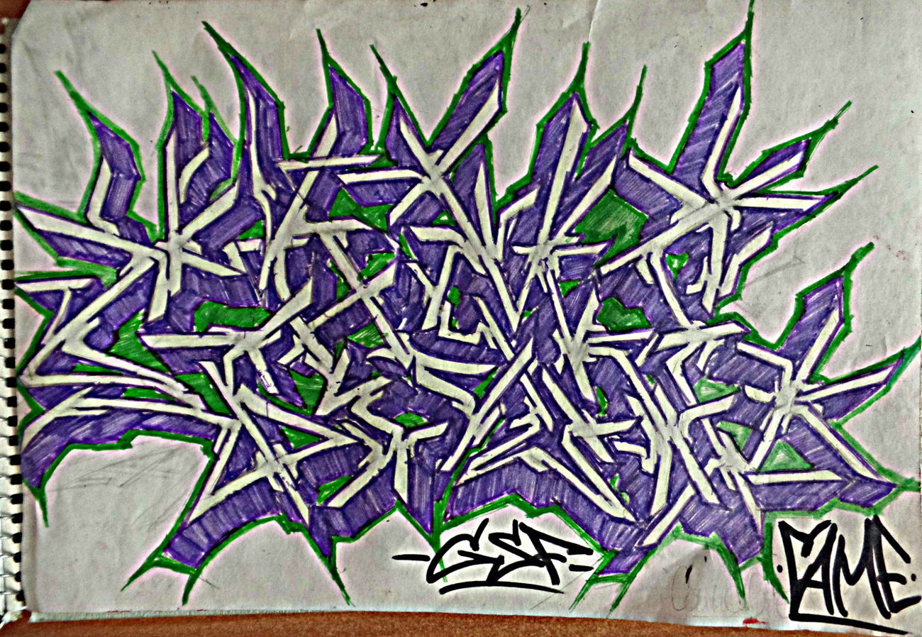 Graffiti Sketch - Photo by CameOne