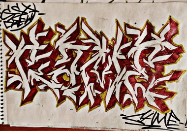 Graffiti Sketch - Photo by CameOne