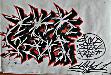 Graffiti Sketch - Photo by CameOne